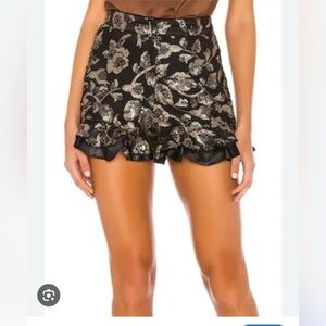 Revolve Marjorelle Whitney sequin shorts